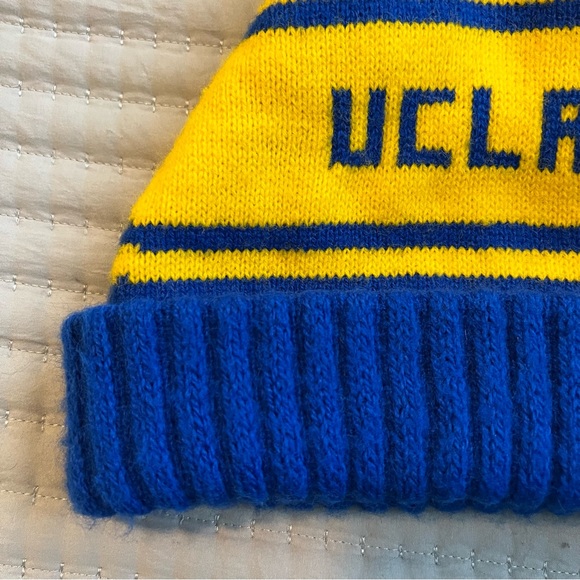 Vintage UCLA Bruins Beanie Hat with Pom - Picture 9 of 14